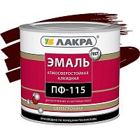 Эмаль Лакра ПФ-115 шоколадно-коричневая 2,8 кг