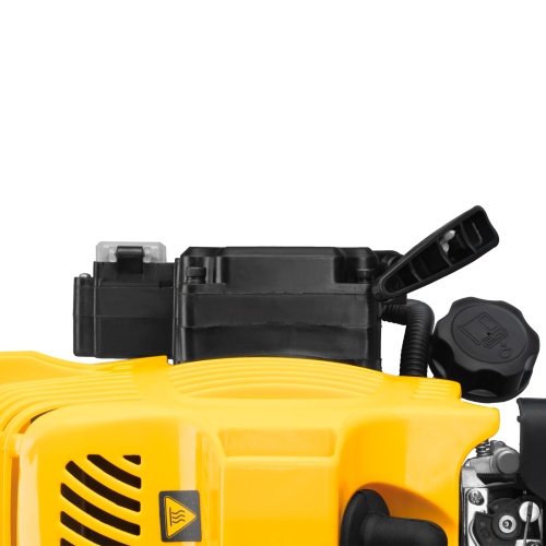 Триммер бензиновый DT-43E, 43 см3, неразъемная штанга, электростартер, состоит из 2 частей Denzel фото 12