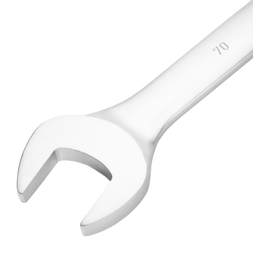 Ключ комбинированный 70мм, никелированный Сибртех фото 3 Ключ комбинированный 70мм, никелированный Сибртех фото 3