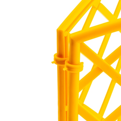 Забор декоративный "Сетка", 24 х 320 см, желтый, Palisad фото 3