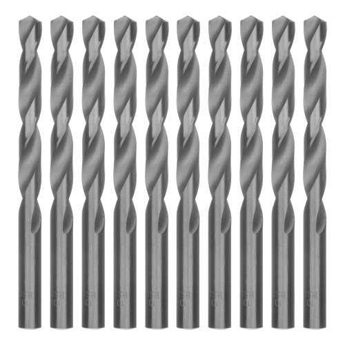 Сверло по металлу, 10 мм, полированное, HSS, 10 шт, цилиндрический хвостовик Matrix