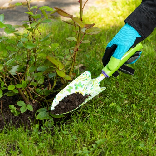 Совок посадочный широкий, 80 х 330 мм, стальной, пластиковая рукоятка, Flower Green, Palisad фото 8 Совок посадочный широкий, 80 х 330 мм, стальной, пластиковая рукоятка, Flower Green, Palisad фото 8