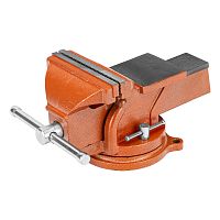 Тиски слесарные, 150 мм, поворотные, с наковальней Sparta