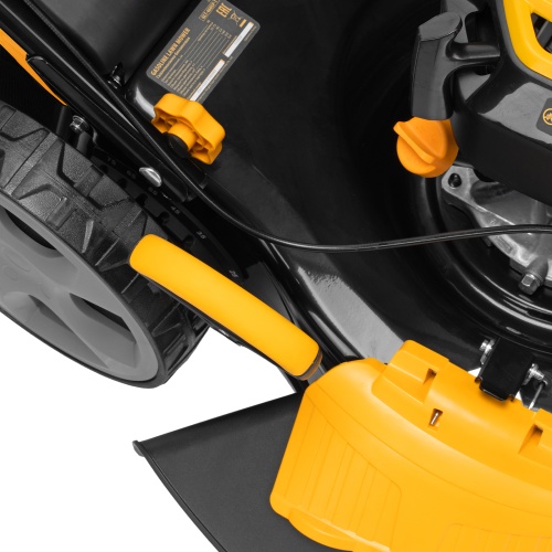 Бензиновая газонокосилка GLT-460SP-T, Trike 149 см3, 46 см, привод, панель, 60л Denzel фото 11