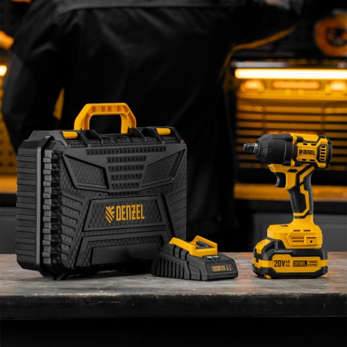 Гайковерт ударный аккумуляторный бесщет. CIWH-BL-20-500, Li-Ion, 20 В// Denzel фото 28 Гайковерт ударный аккумуляторный бесщет. CIWH-BL-20-500, Li-Ion, 20 В// Denzel фото 28