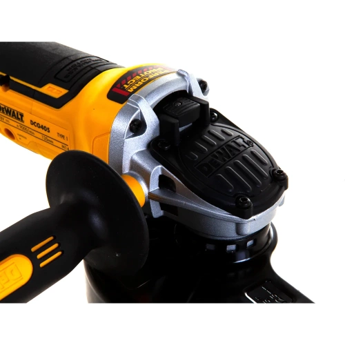 Угловая шлифмашина DEWALT 18В XR 125мм, сдвижн.выкл. б/бат DCG405N DCG405N-XJ фото 8 Угловая шлифмашина DEWALT 18В XR 125мм, сдвижн.выкл. б/бат DCG405N DCG405N-XJ фото 8