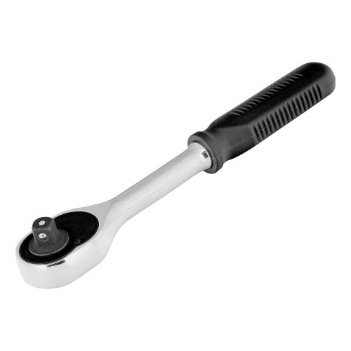 Ключ-трещотка 3/8", 45 зубьев, с быстрым сбросом, CrV, хром Сибртех фото 2