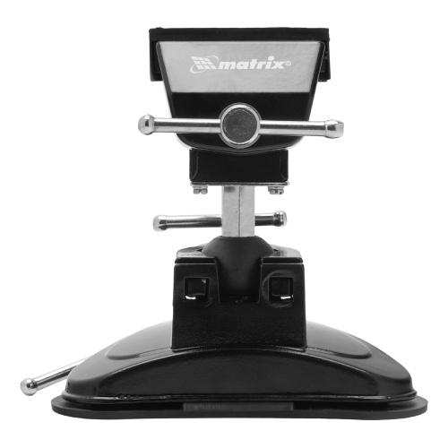 Тиски настольные, резиновая вакуумная присоска, шарнирный механизм, ширина рабочих губок 70 мм Matrix фото 6