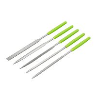 Набор надфилей алмазных, 140 х 70 х 3 мм, 5 шт Сибртех