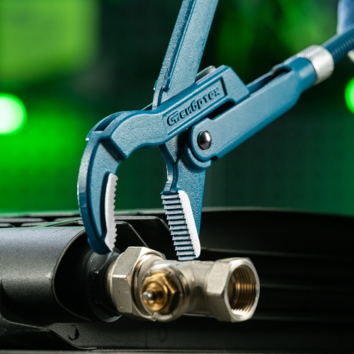 Ключ трубный рычажный №2, 1.5", литой, тип "B" Сибртех фото 10