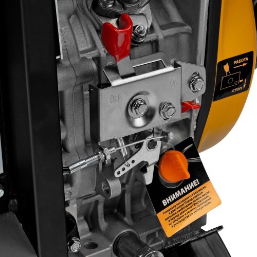 Генератор дизельный DES-32, 3,2 кВт, 230 В, 11 л, ручной стартер Denzel фото 14