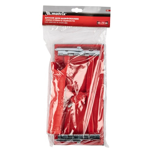 Брусок для шлифования 105 х 210 мм с шарнирным переходником под телескопическую ручку Matrix фото 7