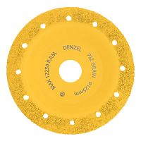 Чашка твёрдосплавная зачистная,125 мм, Наклонная, мелкое зерно #32// Denzel
