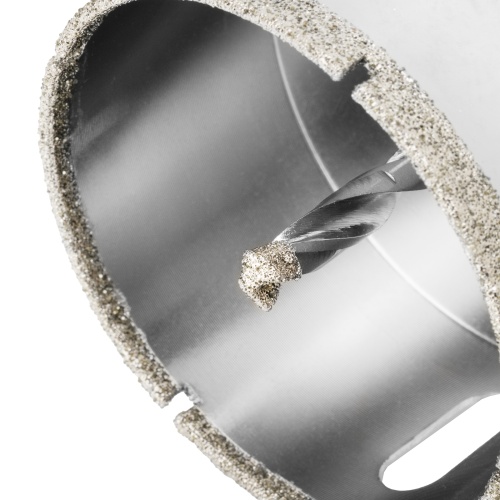 Сверло алмазное по керамограниту, 68 х 67 мм, трехгранный хвостовик Matrix фото 5