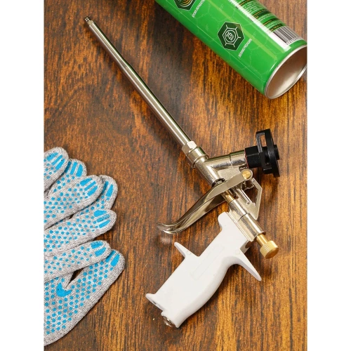 Пистолет для монтажной пены BARTEX classic тефлоновый адаптер 166398 фото 3