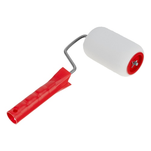 Валик "Поролон", в сборе, 100 мм, D 48 мм, D ручки 6 мм, крепление шплинтом Сибртех фото 2