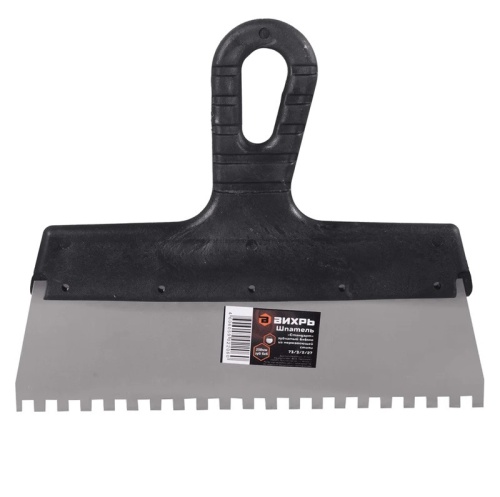 Шпатель зубчатый Вихрь 73/3/2/27 250 мм зуб 6х6 мм