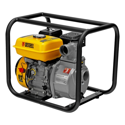 Мотопомпа бензиновая для чистой воды PX-50, 7 л.с, 2", 600 л/мин, глубина 8 м, напор 30 м Denzel фото 2