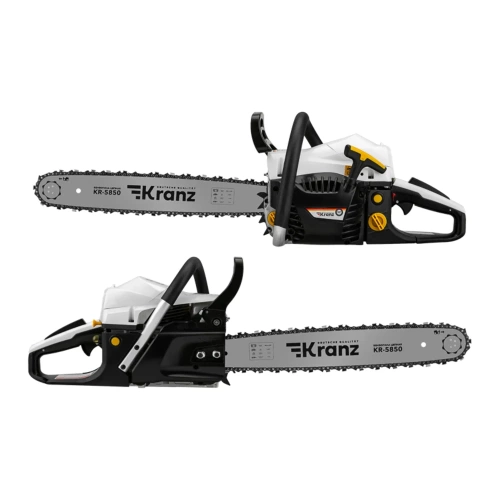 Пила цепная бензиновая KRANZ KR-5850, шина 50см, 4,1 л.с, шаг 0,325, 76 звеньев KR-16-1183 фото 3 Пила цепная бензиновая KRANZ KR-5850, шина 50см, 4,1 л.с, шаг 0,325, 76 звеньев KR-16-1183 фото 3