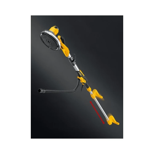 Бесщеточная шлифовальная машина для стен STEHER (жираф), кейс d225 мм, 500 Вт, подсветка DWB-500 фото 9 Бесщеточная шлифовальная машина для стен STEHER (жираф), кейс d225 мм, 500 Вт, подсветка DWB-500 фото 9