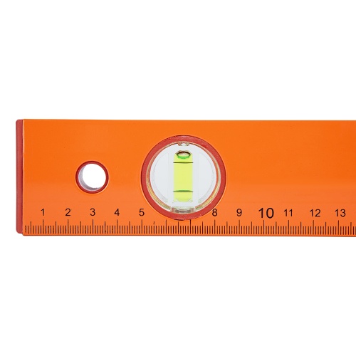 Уровень алюминиевый, 400 мм, 3 глазка, желтый, линейка Sparta фото 6