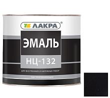 Эмаль Лакра НЦ-132 глянцевая черная 1,7 кг
