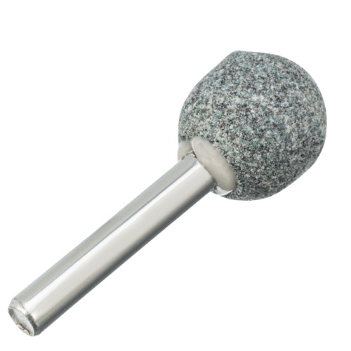 Шарошка абразивная, шар, 19 мм, для дрели , хвостовик d6 мм, 63С Denzel фото 2