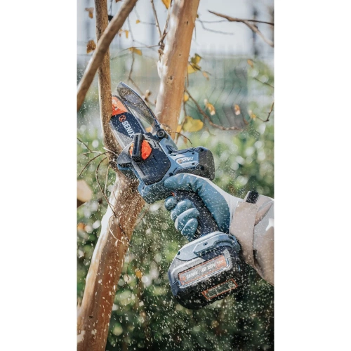 Мини-пила цепная аккумуляторная SENIX X2 20V, 12см,без АКБ и ЗУ, CSX2-M3-EU-0 фото 3