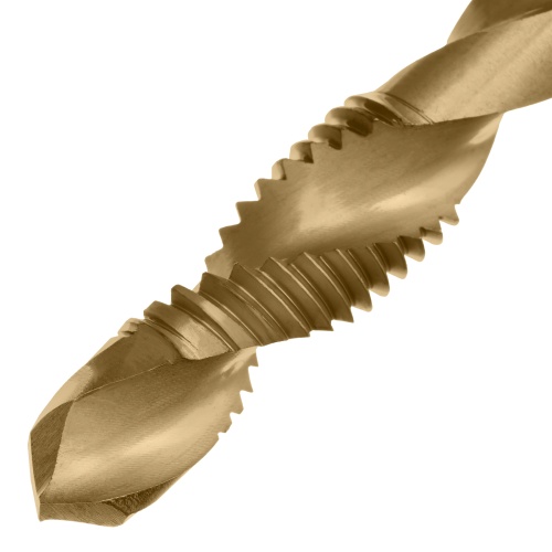 Сверло-метчик М10 х 1,5 мм, Р6М5// Denzel фото 3