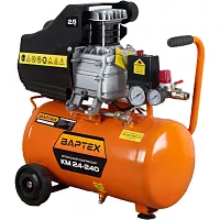 Воздушный компрессор ВАРТЕХ КМ 24-240 (240л/мин,объем24л,1,8кВт,8бар,2850об/мин) (1/1) 022931