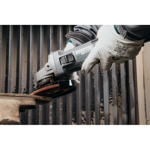 Угловая шлифмашина электрическая DeBever 125 мм, 1400 Вт, 3000 -11000 об/мин, 2,5 кг DBE-9222B фото 8
