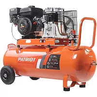 Компрессор бензиновый Patriot KGA 450 L100 - 450 л/мин, 10 бар, 100 л, 7 лс, быстросъем и «елочка» с вентилем 525102410