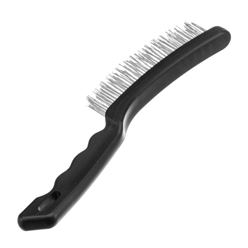 Щетка трехрядная металлическая с пластмассовой ручкой Sparta фото 2