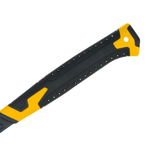 Топор цельнокованый 600 г, двухкомпонентная обрезиненная рукоятка Denzel фото 4