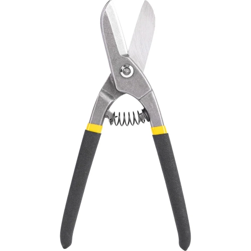 Ножницы по металлу DELI dl4371 прямые, легированная сталь, двухкомпонентная рукоять 118718 фото 3