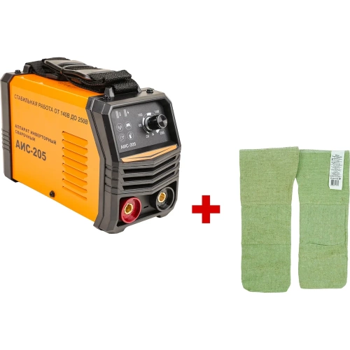 Инвертор сварочный СПЕЦ АИС-205, 230 В, А20-205, электр. 1,6-4 мм (акс.в компл.) + краги 4187/И-8079-И Инвертор сварочный СПЕЦ АИС-205, 230 В, А20-205, электр. 1,6-4 мм (акс.в компл.) + краги 4187/И-8079-И