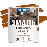 Эмаль для пола Proremontt ПФ-266 желто-коричневая 0,9 кг