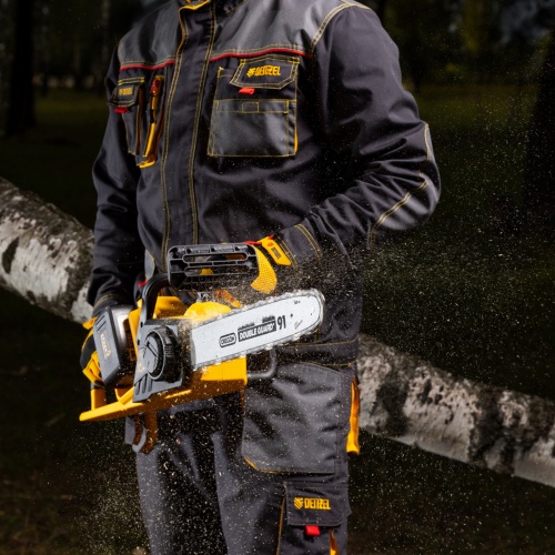 Цепная пила аккумуляторная бесщеточная RCS400-36, Li-ion, 36 В, 4 Ач, шина 400 мм Denzel фото 20 Цепная пила аккумуляторная бесщеточная RCS400-36, Li-ion, 36 В, 4 Ач, шина 400 мм Denzel фото 20