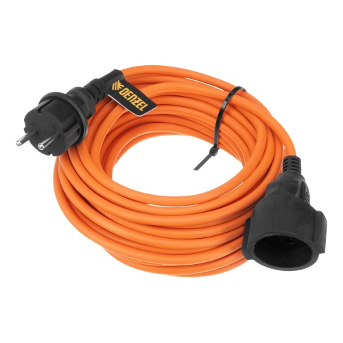 Удлинитель-шнур силовой Garden Series, б/з, ПВС, 10м, 1 розетка, 2 x 1,5 мм, Denzel фото 2