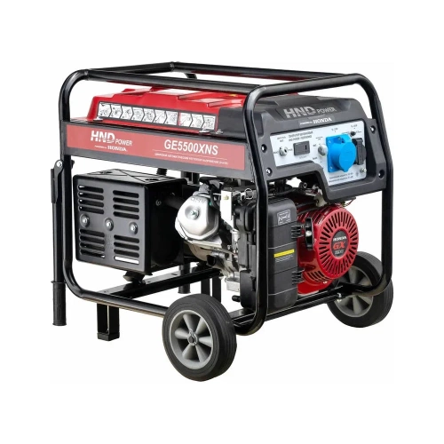 Бензиновый генератор HND GE 5500 XNS с двигателем Honda GE5500XNS фото 8