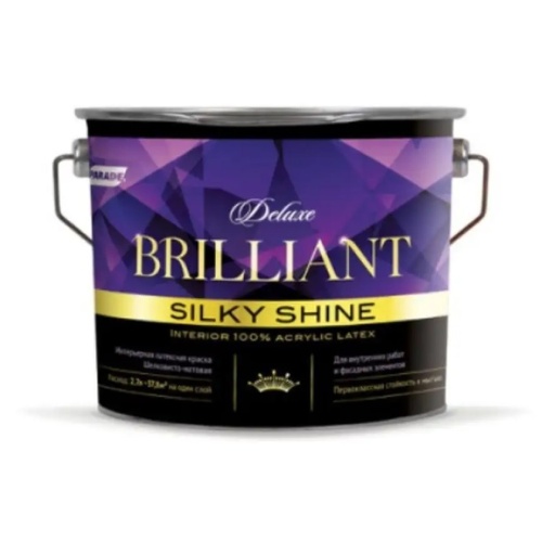 Краска интерьерная Parade Deluxe Brilliant silky shine База C 2,7 л