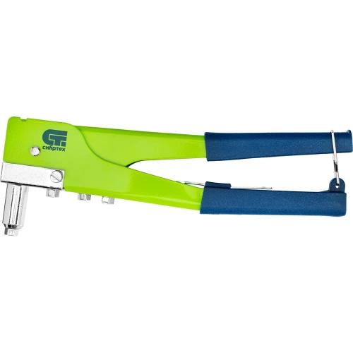 Переставной заклепочник СИБРТЕХ 270 мм, 0-90 градусов, заклепки 2,4-3,2-4,0-4,8 мм 40543 фото 10