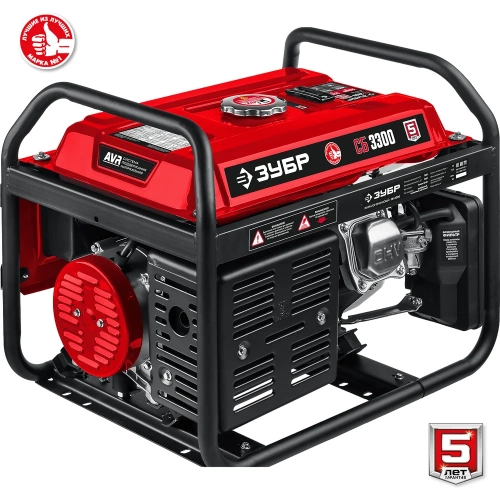 Бензиновый генератор ЗУБР 3300 Вт СБ-3300 фото 11