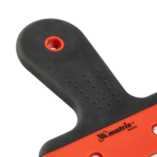 Шпатель фасадный из нержавеющей стали, 150 мм, узкое полотно, двухкомпонентная ручка Matrix фото 4