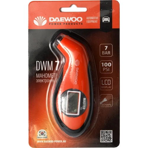 Цифровой манометр DAEWOO DWM7 DWM 7 фото 3
