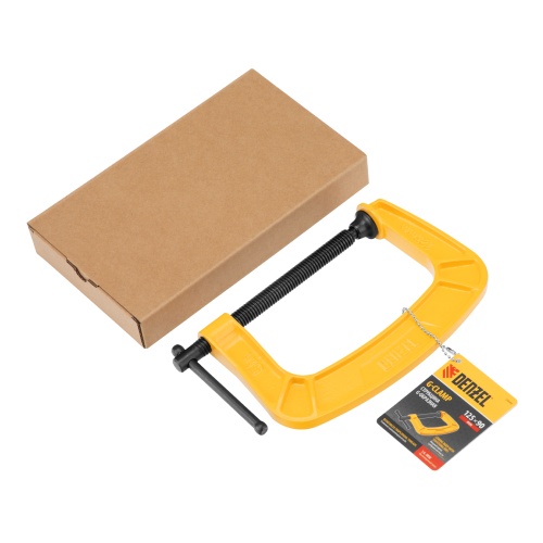 Струбцина G-образная, усиленная, 125 мм Denzel фото 7