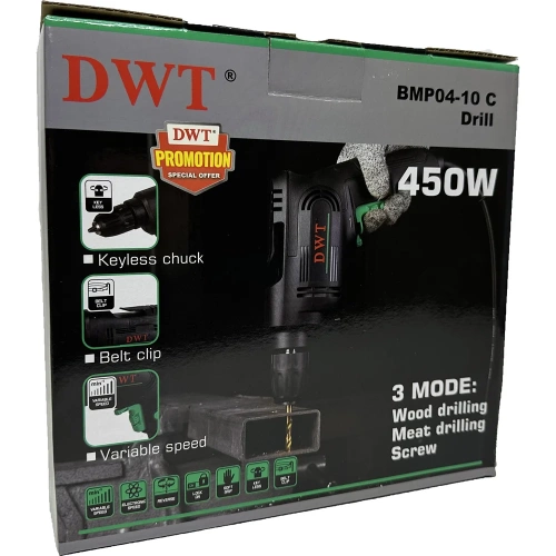 Безударная дрель DWT BMP04-10 C фото 3