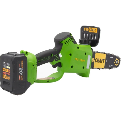 Комплект Пила цепная Procraft PKA20 + акб 4Ач BAT20/4 Li + ЗУ ZAR20/1 + 2 шины PKA20_set фото 9