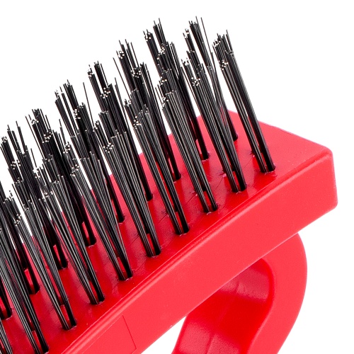 Щетка зачистная четырехрядная, плоская, пластиковая с рукояткой Matrix фото 6