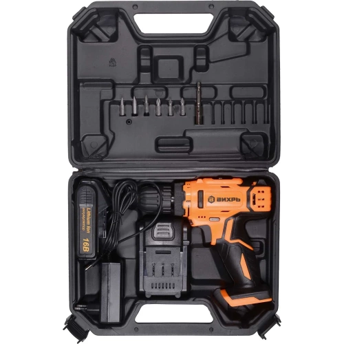 Аккумуляторная дрель-шуруповерт Вихрь ДА-16Л-2К 72/14/32 фото 9 Аккумуляторная дрель-шуруповерт Вихрь ДА-16Л-2К 72/14/32 фото 9